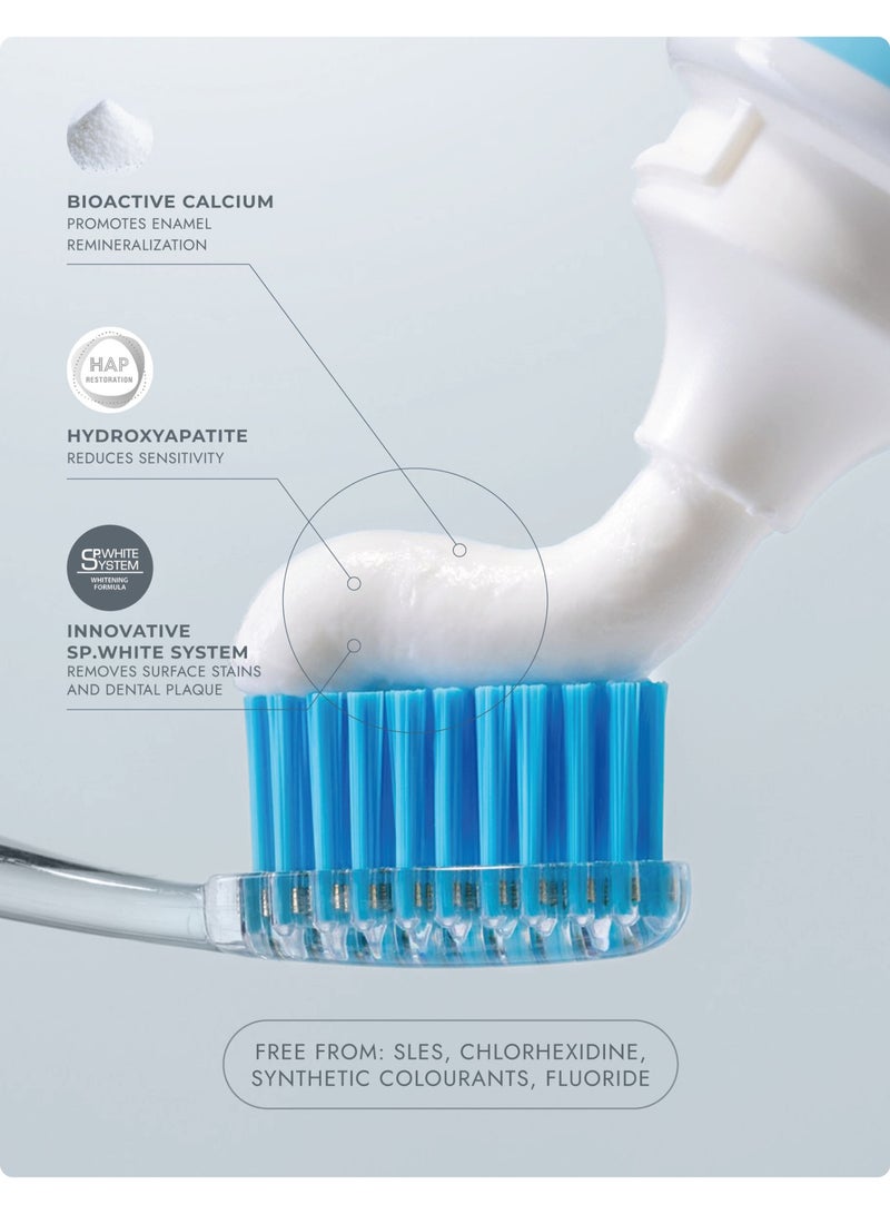 سبلات بروفيشنال بيوكالسيوم | معجون أسنان طبيعي | كالسيوم نشط | يساعد على استعادة مينا الأسنان | 100 مل - Image 2